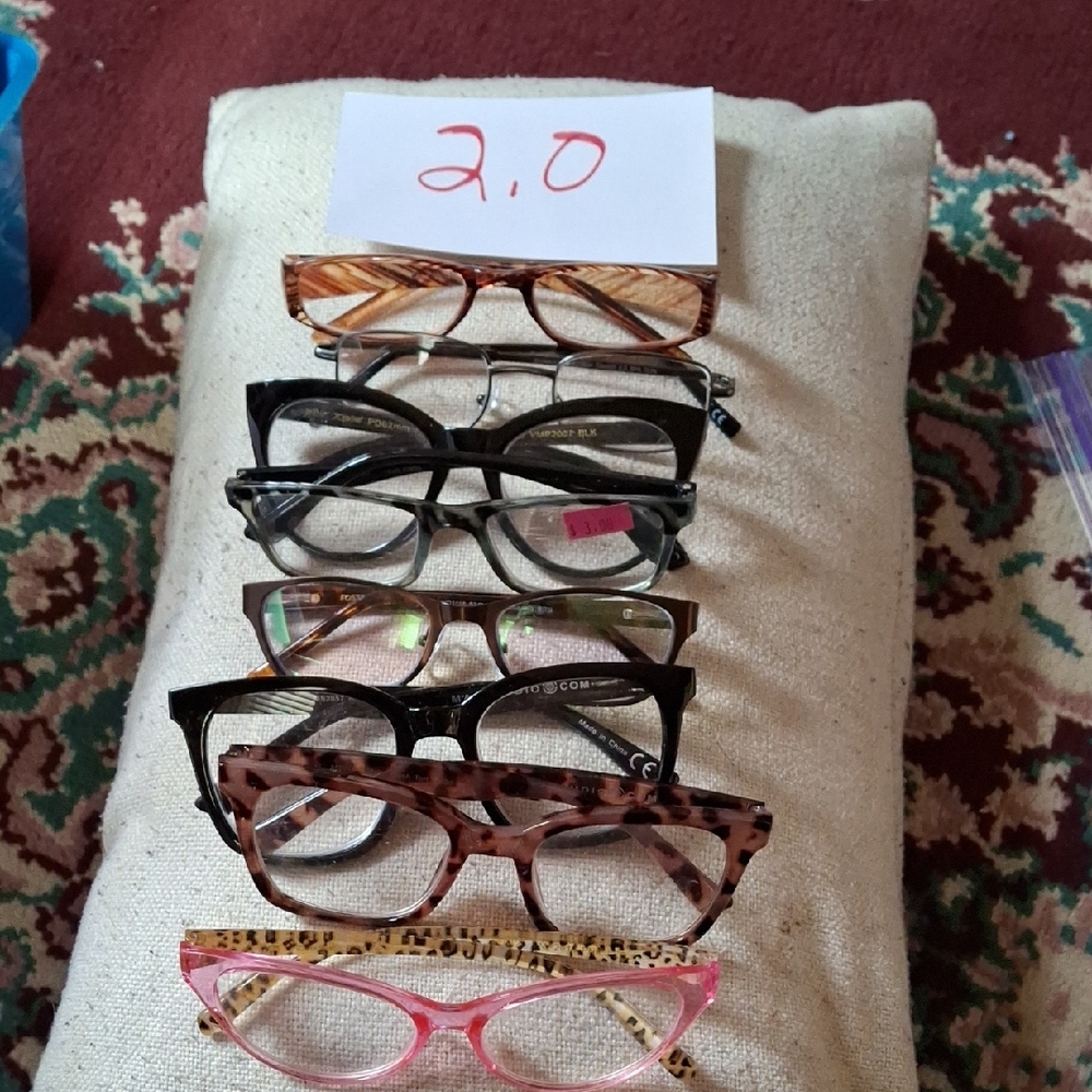 Stylish Women's Reading 2.0 Eyeglasses Collection 8 Pair